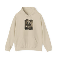 Vintage Inca Warrior Sepia Portrait Unisex Hoodie