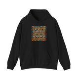 Pre-Columbian Tribal Stripe Pattern Unisex Hoodie