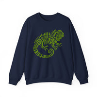 Mayan Aztec Totem Symbol of Iguana Unisex Sweatshirt