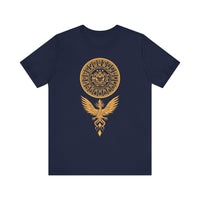 Shadow Phoenix Tribal Emblem Illustration Unisex T-Shirt