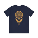 Shadow Phoenix Tribal Emblem Illustration Unisex T-Shirt