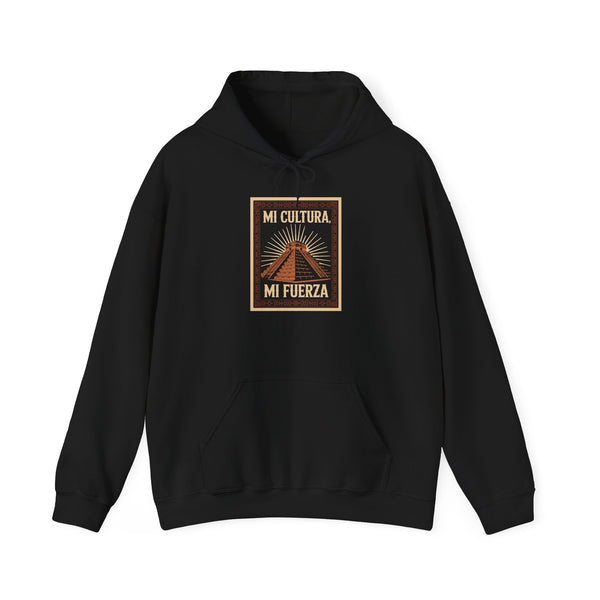 Mayan Pyramid Chichen Itza – Mi Cultura Mi Fuerza Unisex Hoodie
