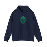 Quetzalcoatl Feathered Serpent God Dark Portrait Unisex Hoodie