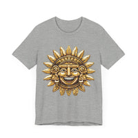 Pixel Art Inca Sun God 8-Bit Retro Style Unisex T-Shirt
