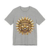Pixel Art Inca Sun God 8-Bit Retro Style Unisex T-Shirt