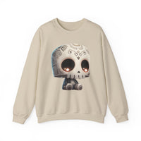 Adorable Tribal Aztec Skull Glow Unisex Sweatshirt