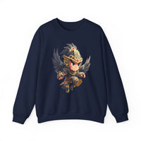 Chibi Falcon Warrior Inca Armor Unisex Sweatshirt