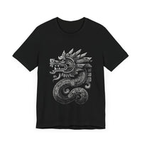 Aztec Serpent Quetzalcoatl Tribal Design Unisex T-Shirt