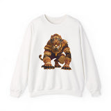 Pixel Art Mayan Jaguar Warrior Unisex Sweatshirt