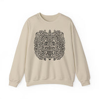 Mythic Mayan God Symbol Unisex Sweatshirt