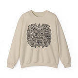 Mythic Mayan God Symbol Unisex Sweatshirt
