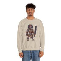 Obsidian Blade Fighter Pixel Art Unisex Sweatshirt