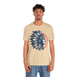 Tribal Visionary Chief Emblem Illustration Unisex T-Shirt