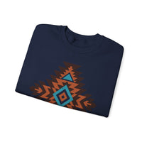 Boho Aztec Geometric Totem Pattern Illustration Unisex Sweatshirt