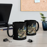 Andean Lost City Inca Temple Black Mug