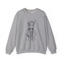 Inca Warrior Girl Bold Andean Spirit Design Unisex Sweatshirt