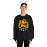Mesoamerican Sun Face Unisex Sweatshirt