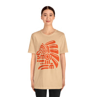 PreColumbian Aztec Head Icon Unisex T-Shirt