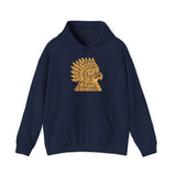 Aztec Eagle Pyramid Emblem Unisex Hoodie