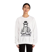 Distress Peruvian Traditional Woman Unisex Sweatshirt