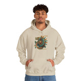 Feathered Serpent Sun Spiral Unisex Hoodie