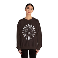 Sacred Tribal Chief Emblem Illustration Unisex Sweatshirt