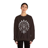 Sacred Tribal Chief Emblem Illustration Unisex Sweatshirt