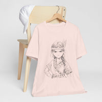 Inca Warrior Girl Fierce Heritage Ink Art Unisex T-Shirt