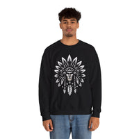 Sacred Tribal Chief Emblem Illustration Unisex Sweatshirt