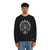 Sacred Tribal Chief Emblem Illustration Unisex Sweatshirt