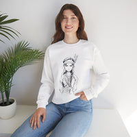 Inca Warrior Girl Bold Andean Spirit Design Unisex Sweatshirt