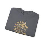 Quetzalcoatl Spiral Serpent Tribal Glyph Unisex Sweatshirt