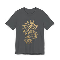Quetzalcoatl Spiral Serpent Tribal Glyph Unisex T-Shirt