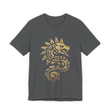 Quetzalcoatl Spiral Serpent Tribal Glyph Unisex T-Shirt