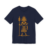 Sun Staff Shaman Tribal Symbol Gold Line Unisex T-Shirt