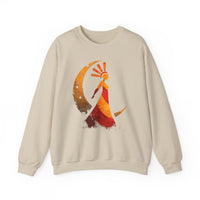 Mama Killa Inca Moon Goddess Glyph Style Unisex Sweatshirt