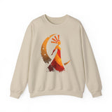 Mama Killa Inca Moon Goddess Glyph Style Unisex Sweatshirt