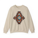 Boho Aztec Geometric Totem Pattern Illustration Unisex Sweatshirt