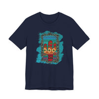 Glitter Serape Cactus on Leopard Burst Illustration Unisex T-Shirt