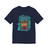 Glitter Serape Cactus on Leopard Burst Illustration Unisex T-Shirt