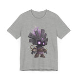 Shadow Aztec God with Glowing Eyes Unisex T-Shirt