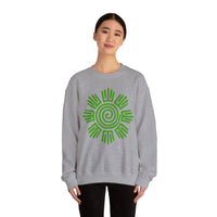 Aztec Plant Spiral Symbol Unisex Sweatshirt