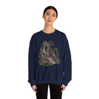 Mayan Jungle Temple Guardian Stairway Unisex Sweatshirt