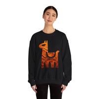 Minimalist Inca Llama Sandstone Petroglyph Unisex Sweatshirt