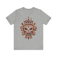 Ah Puch Mayan Skull Crown Glyph Style Unisex T-Shirt