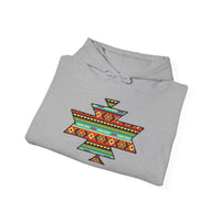 Sacred Geometric Textile Pattern Illustration Unisex Hoodie