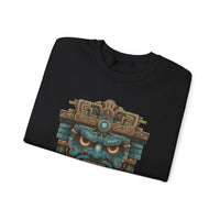 Tlaloc Rain God Stone Face Glyph Unisex Sweatshirt