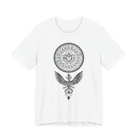 Shadow Phoenix Tribal Emblem Illustration Unisex T-Shirt