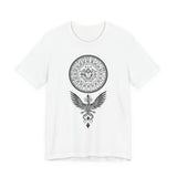 Shadow Phoenix Tribal Emblem Illustration Unisex T-Shirt