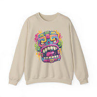 Graffiti Mayan Skull Cartoon Style Unisex Sweatshirt